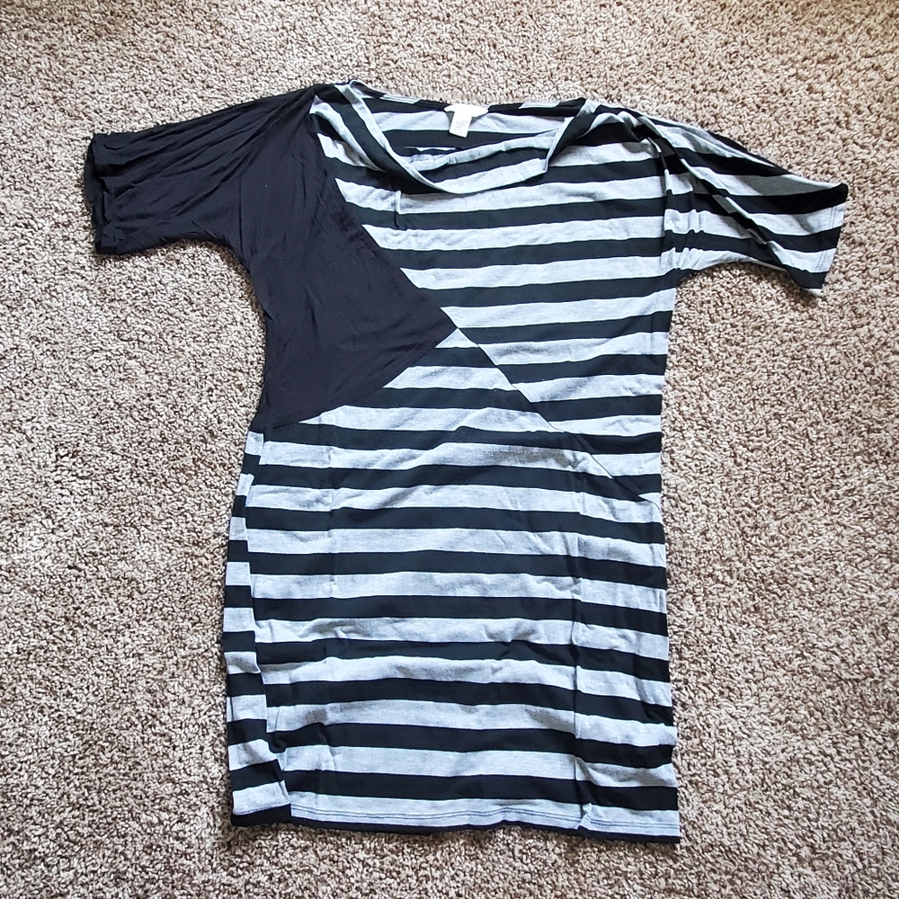 🔺 Striped Maternity Dress